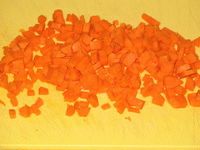морковь нарезанная кубиками
